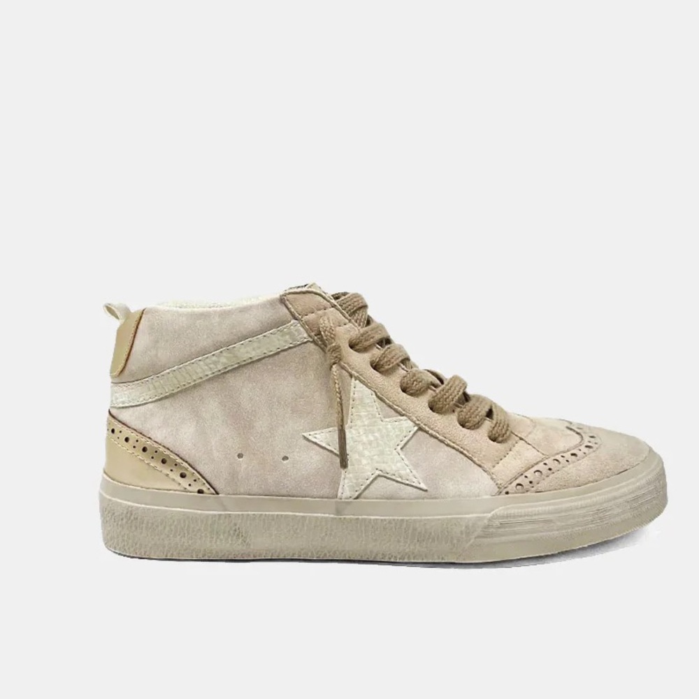 Boutique Shushop Suede High Top Serena Sneakers - Size 9